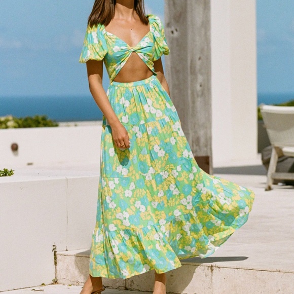 Sabo Skirt Belle Maxi Dress - Bryony Tropical in XS - Picture 3 of 5
